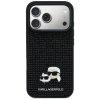 KARL LAGERFELD futerał do IPHONE 17 Pro KLHCP17L6PRKCLK (Rhinestone W/ K&C PIN) czarny